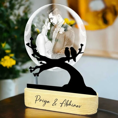Customized Moon Tree Photo Lamp - Image 2