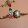 Cute Kanha Ji Photo Customized Rakhi