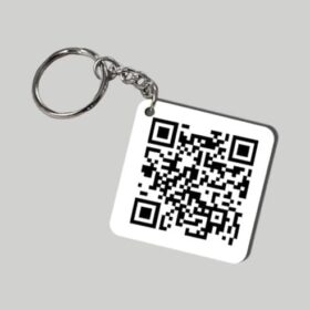 Personalized QR Code Keychain
