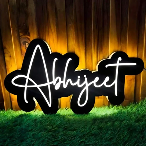 Customized LED Name Sign Board For Wall Decor - Image 2