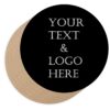 Customized Round MDF Tea/Coffee Coaster Set – Printed Round Coasters (Set of 6)