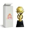 Golden Winner Trophy with Black Base – Premium Achievement Award for Sports, School & Corporate Events