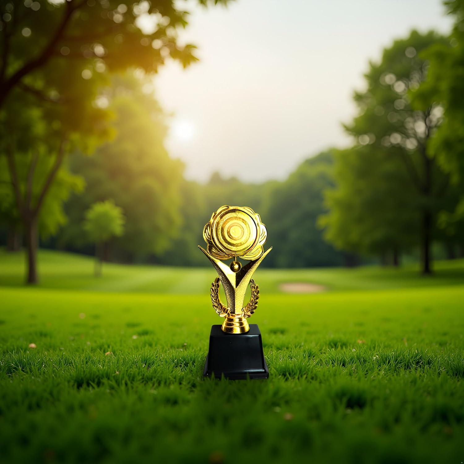 Golden Winner Trophy with Black Base – Premium Achievement Award for Sports, School & Corporate Events - Image 2